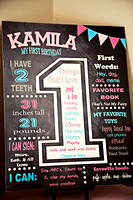 Kamila's 1st Birthday Party!